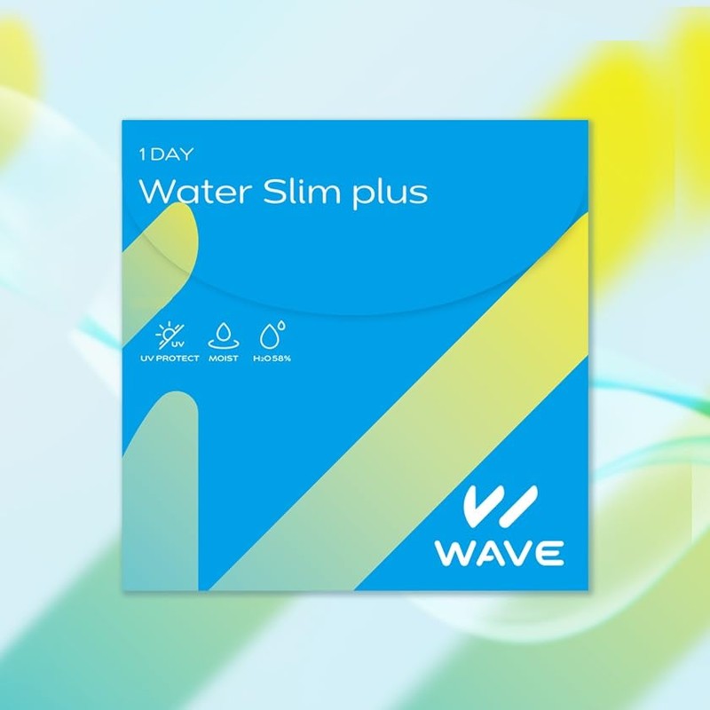 【60枚入り 1箱】WAVEワンデー ウォータースリム plus 【BC】8.8 【PWR】-2.75 クリア
