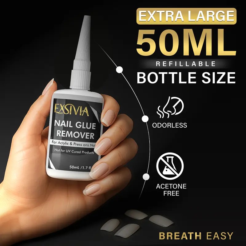 Nail Glue Remover 50ml – Fast & Safe Press-On Nail