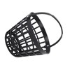 Black Golf Ball Basket Nylon Plastic Golfball Container Golf Ball
