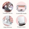 Joligrace Makeup Box Cosmetic Train Case for Women Travel Jewelry