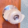 4Pcs(3"W x 2" D) Silicone Door Knob Grips - Anti-Static