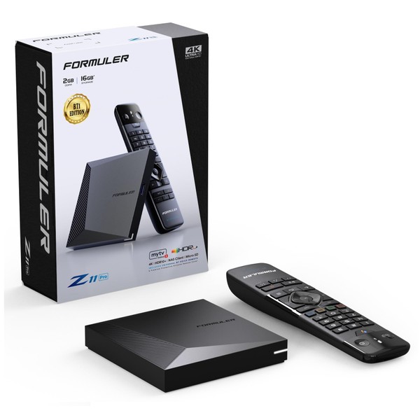 Formuler Z11 Pro BT1 Edition with GTV-BT1 Bluetooth Remote Android 11 Mytvonline 3 4K IPTV Set Top Box Official UK Version BT 1