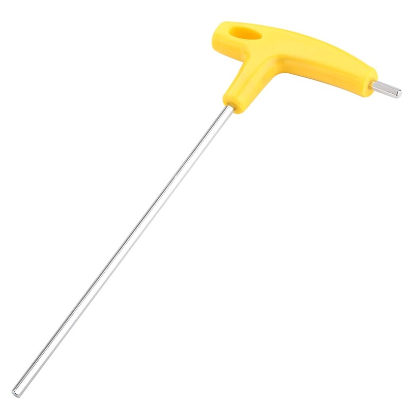 Utoolmart 4mm Metric 70# Steel T-Handle Hex Key Wrench Spanner