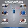 TERA PUMP Lever-Action Drum Pump – Manual High-Efficiency Fluid Transfer
