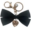 GrandslamEX Ribbon Pearl Heart Accessory Charm Key Ring Key Chain