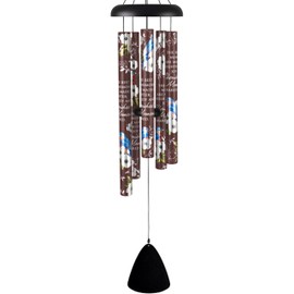 Carson 40" 'Cherished Moments' Bird Wind Chime - Family Memories- Memorial Chime - Bluebird Windchime for Outdoor Decor - Garden Patio Porch