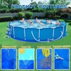 Round Pool Pad,Round Under Pool Mat Puncture Proof Tarps -