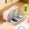 EASTHILL Large Capacity Pencil Case Pen Pouch Organizer Canvas Pencil