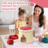 Knitting Machine 32 Needles, Mushroom DIY Hand Knitting Board Rotating