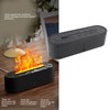 LED Flame ätherische Ölbefeuchter, Ruhige Aromatherapie Diffusor, Fernbedienung, Auto SHU