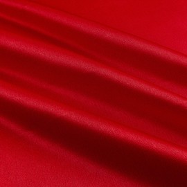Crepe Back Satin Red, Fabric by the Yard