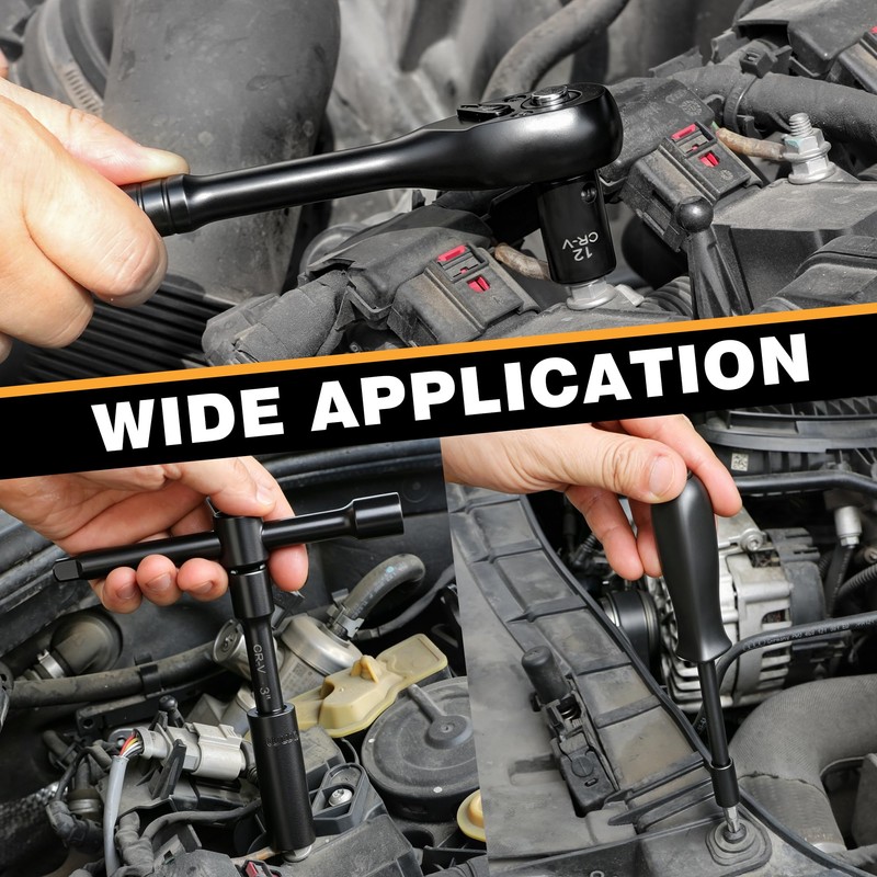 110-Piece Metric 3/8" Drive Impact Socket Set and SAE CR-V