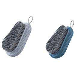 Lovgrin 2 cepillos de uñas para limpiar las uñas, cepillo de mano resistente con cuerda para colgar, cepillo de cerdas estrechas para limpiar y fregar uñas y dedos de los pies