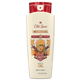 Old Spice Body Wash for Men, Holidudes Holiday Edition, 24/7 Holiday Freshness, Lasting Scent and Rich Lather, Stocking Stuffer, Snickerdudel Sugar Cookie Scent, 16 oz
