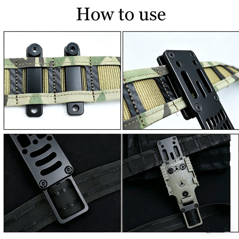 Drop Leg Holster Adapter with QLS Fork & Receiver, Modular