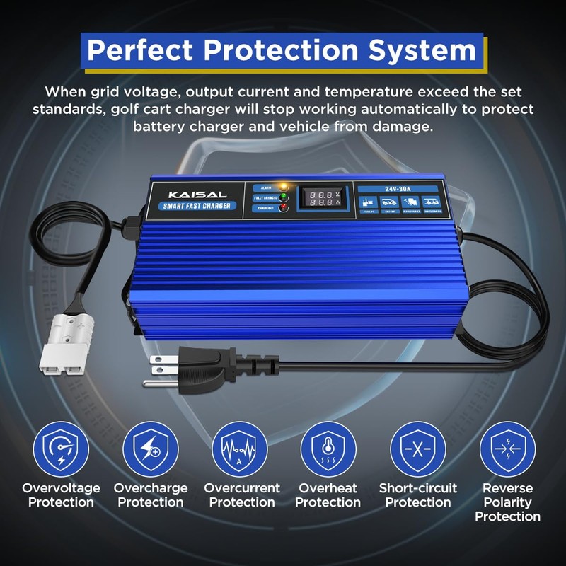 Forklift Battery Charger 24V 30A Smart 24 Volt Charger 900W