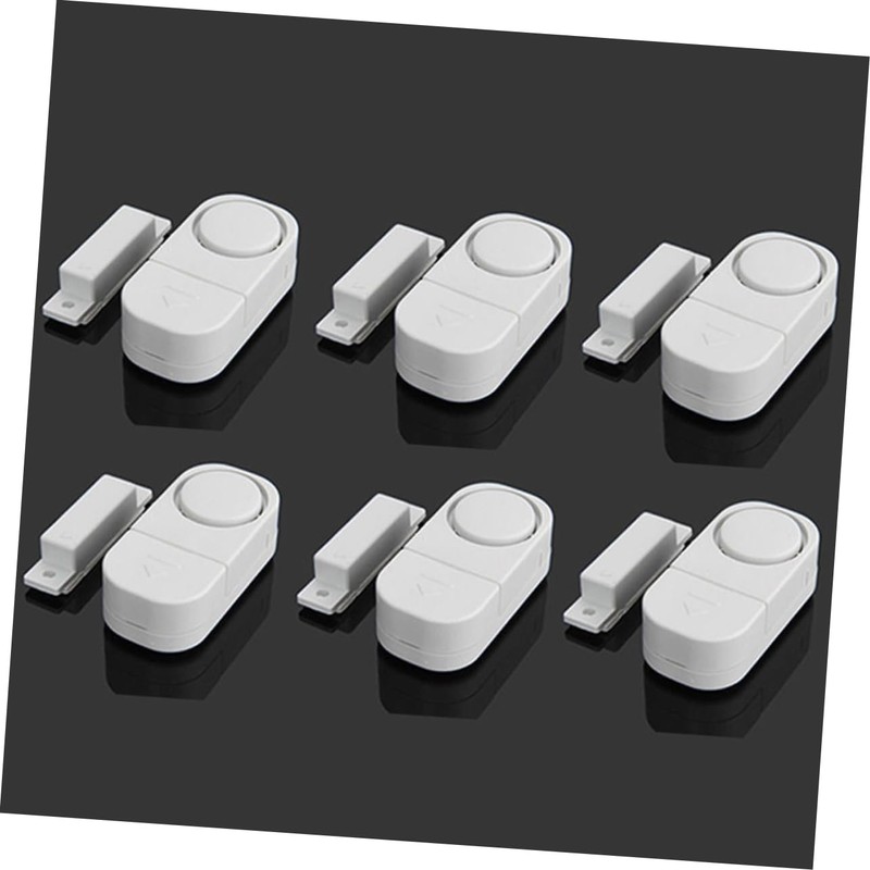 CIYODO 10PCS Wireless Window Door Alarm System Mini Magnetic Security