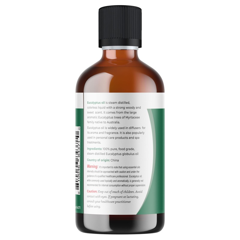Viva Doria Eucalyptus Essential Oil, Food Grade, 118 ml (4