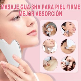 Kit de Rodillo de Hielo para Cara y Tabla Guasha, Ice Roller Facial | Ojos Reutilizable，Molde de Hielo con Cepillo Masajeador para Terapia Fría, Reduc