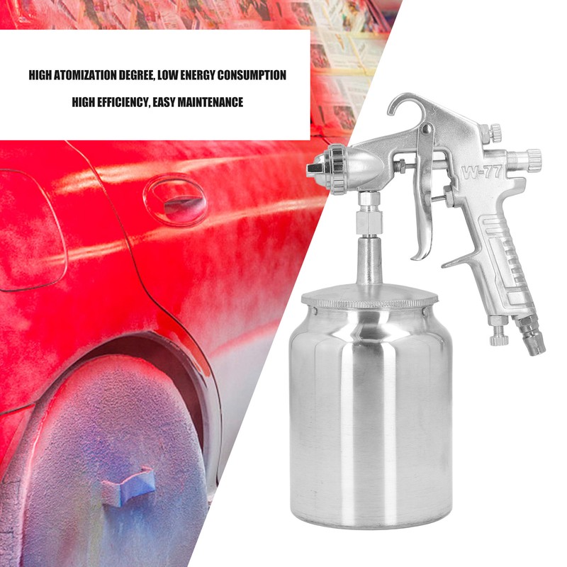 G1/4 Air Painter High Atomization Siphon Feed Pneumatic Paint Sprayer