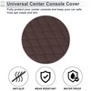 Hihaha Universal Center Console Cover Center Console Cushion with Storage