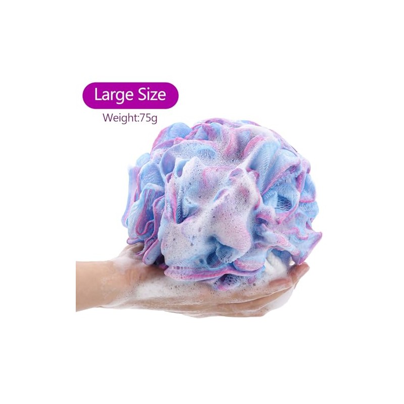 Btyms Esponja Baño Grande Lufa Unidad Exfoliante Malla Cuerpo Estropajo