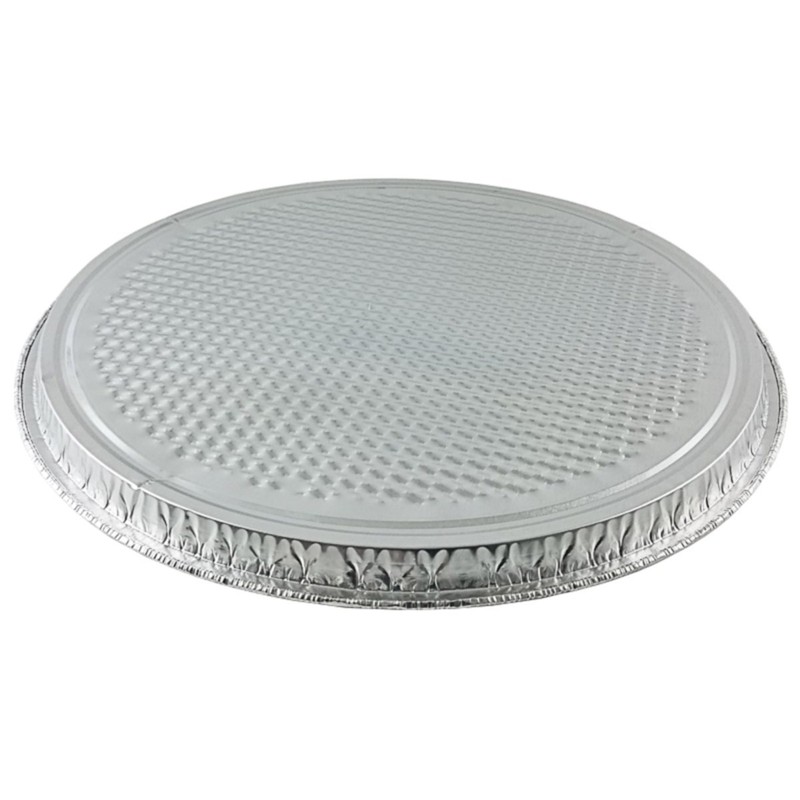 Handi-Foil 12" Aluminum Foil Pizza Pan - Disposable Waffle Bottom