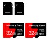 [2-Pack]32GB MicroSD Memory Card Micro SD Card With Adapter Class