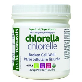 Prairie Naturals Prairie Naturals Organic Chlorella Broken Cell Wall Powder - 200 Gram