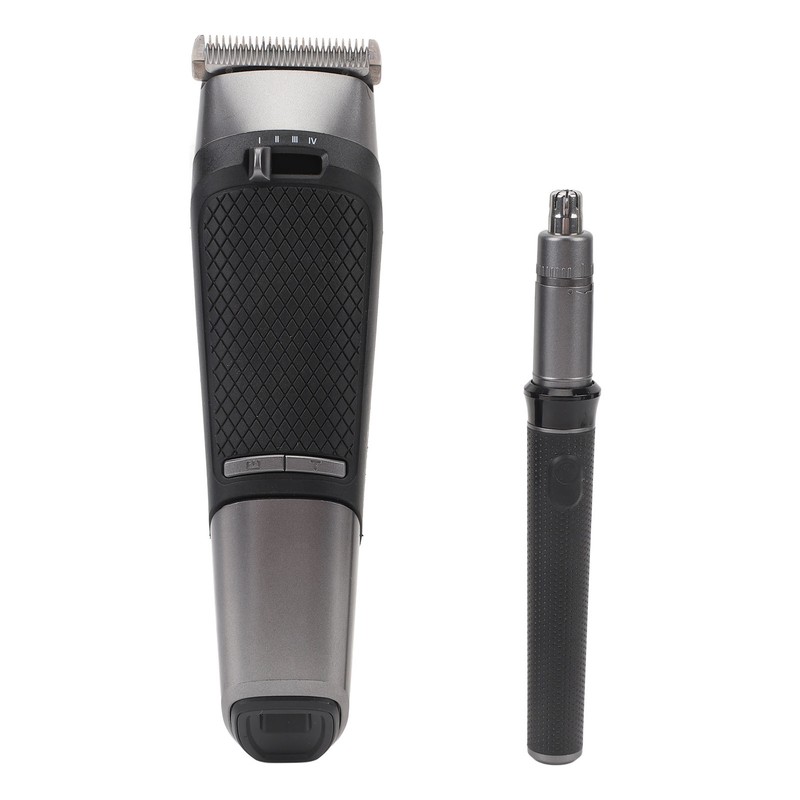 Hair Clipper Kit with Nose Trimmer LCD Display 2 Speed