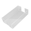 Napkin Tray Storage Holder Transparent Acrylic Modern 9.5x5.5x2.5in Large Capacity
