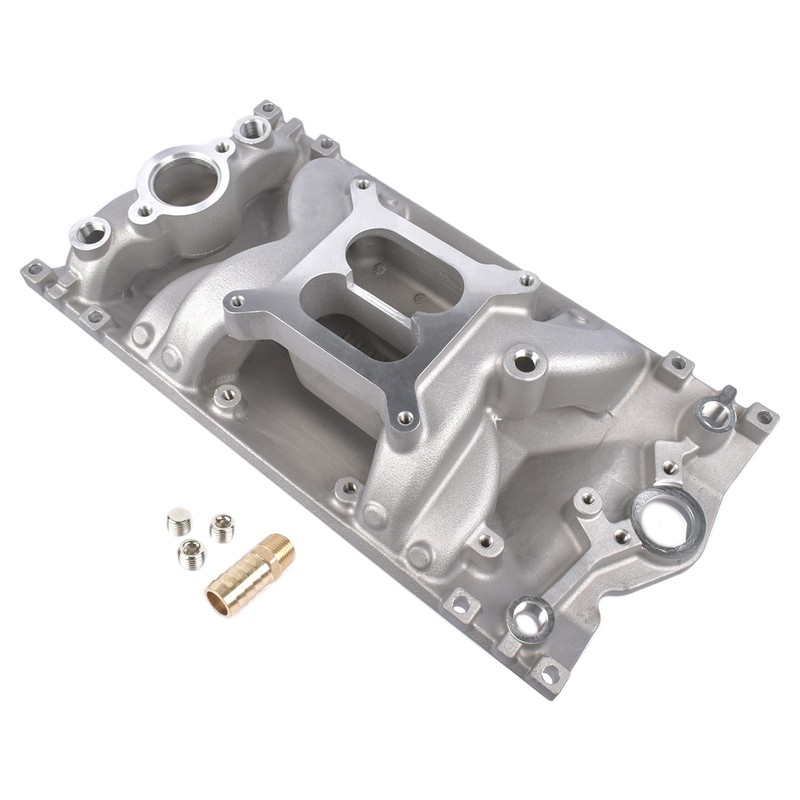 Woosphy Dual Plane Vortec Air Gap Intake Manifold Replacement for