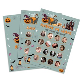 Halloween Party Horror or Labor Baby Shower Game - 30 Players, Funny Games for Gender Reveal Party - HOL01