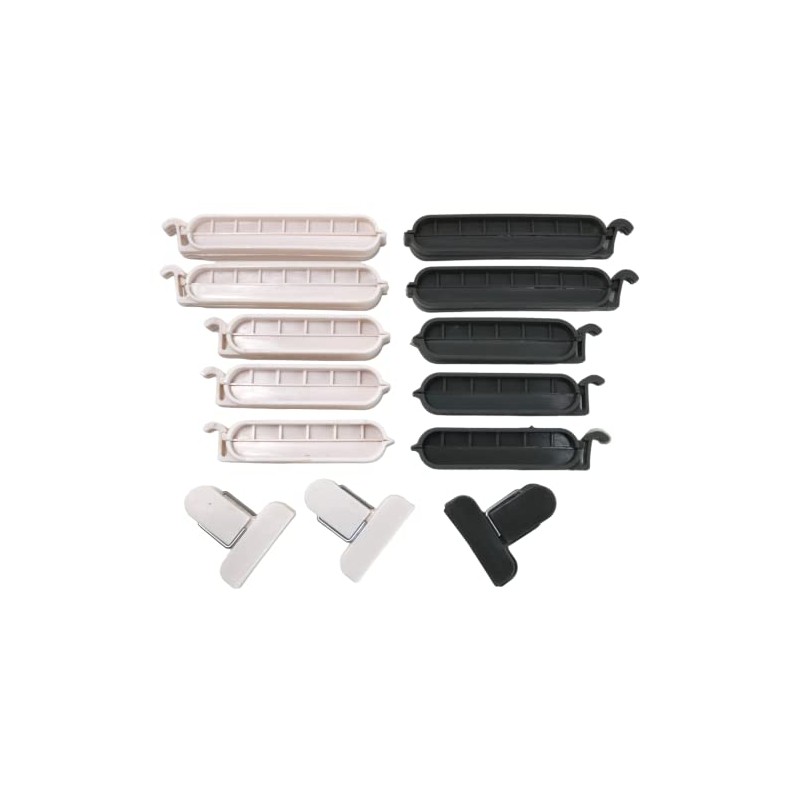 13 x fiXte Assorted Size Food Bag Sealing Clips Sturdy