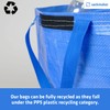47 Litre Recycling Bag with Top Flap and Handles -