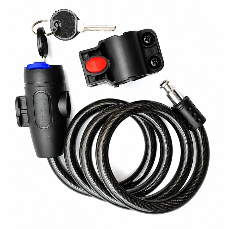 Bicycle Bike Lock Anti-Theft Steel Cable – Portable Security Lock
