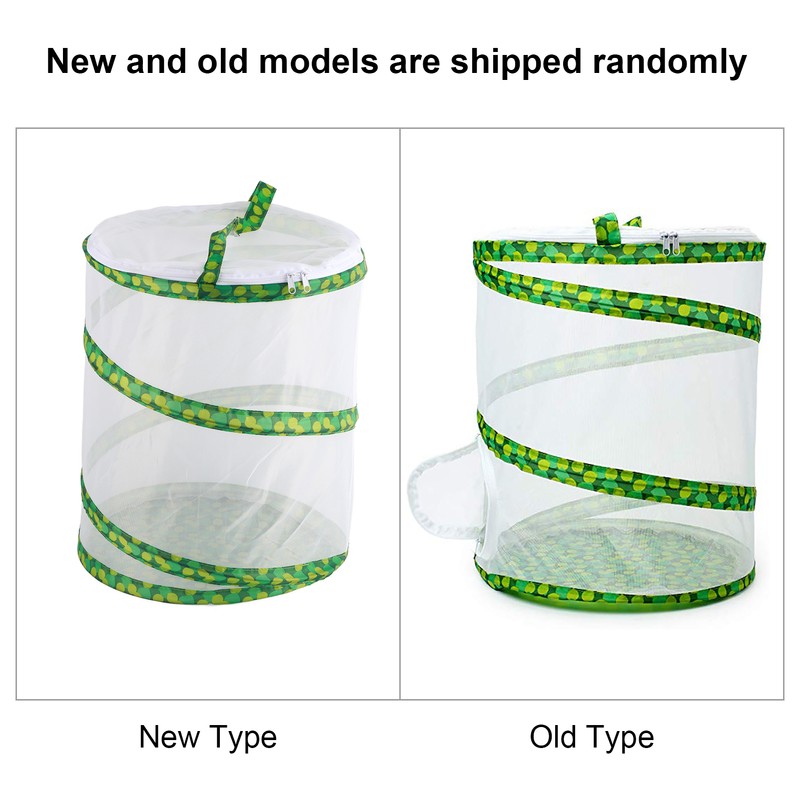 Net Insect Butterfly Habitat Cage Collapsible Insect Housing Enclosure Breeding