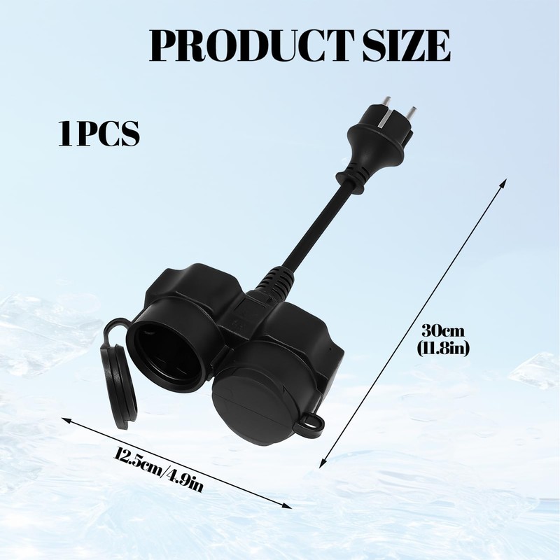 Socket Distributor Outdoor Double Plug IP44 Waterproof 3500W 16A 250V