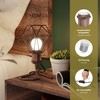 ledscom.de RETRA Table Lamp Switch Matte Bronze E27 Socket Cage