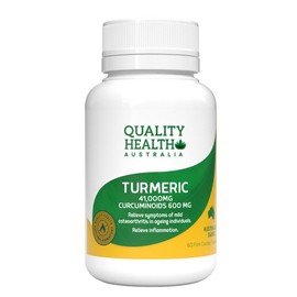 Quality Health Turmeric 41000mg (Curcuminoids 600mg) Tab X 60