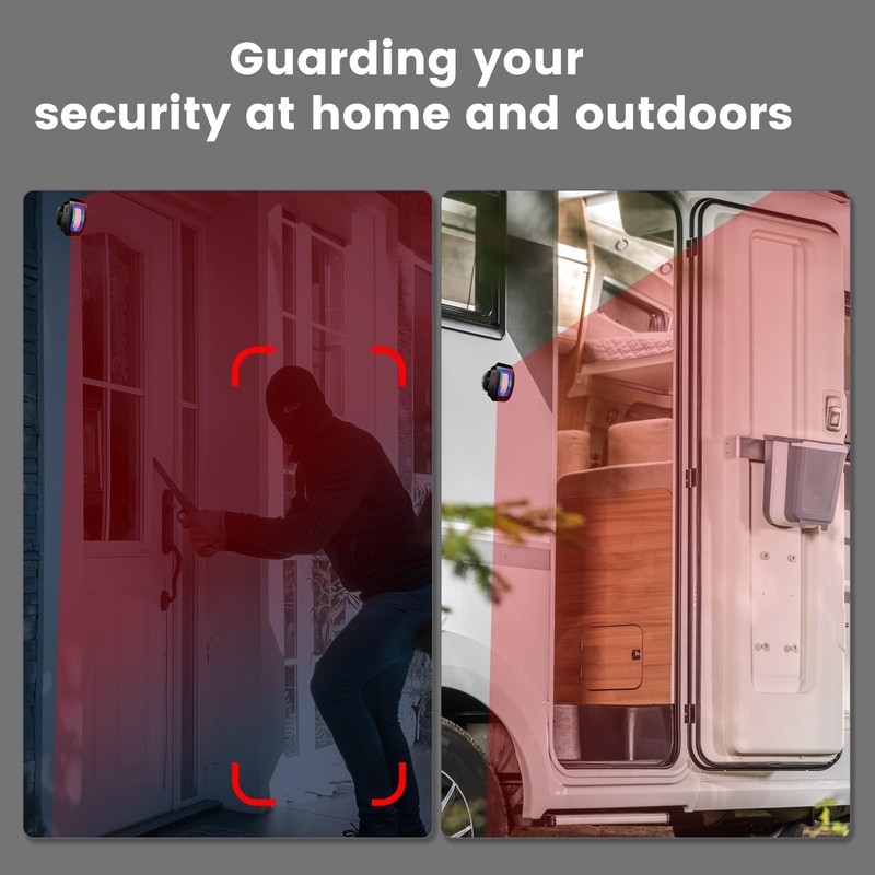 BITIWEND PIR Motion Sensor Alarm Wireless Home Security Alarm System