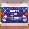ANFEST Happy 4TH of July Backdrop, Independence Day Party Banner,