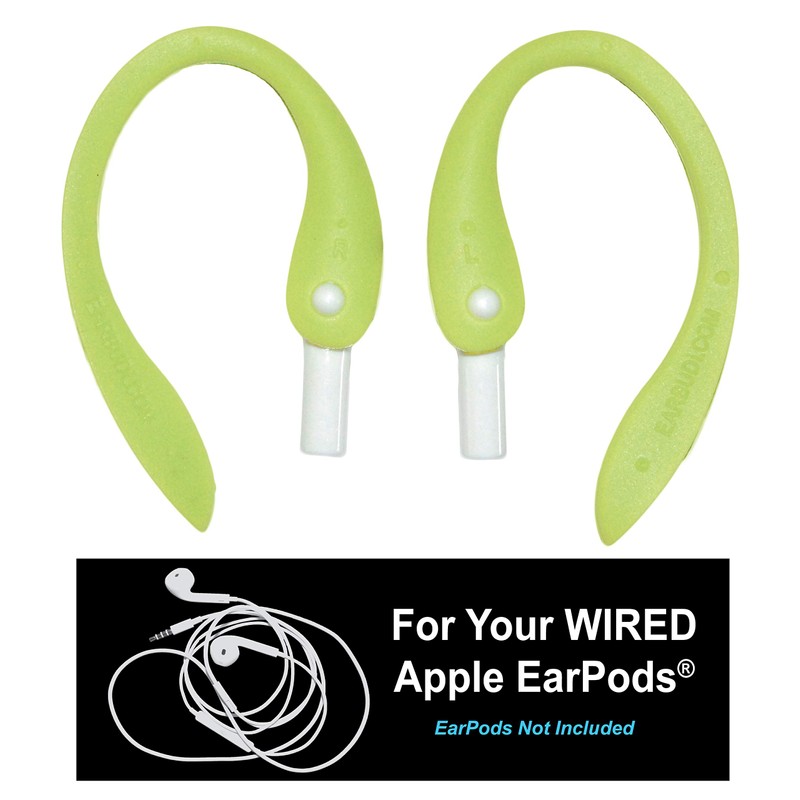 EARBUDi Ear Hooks Compatible with Apple Wired EarPods | Adjustable