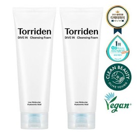 Torriden Dive In Low Molecular Hyaluronic Acid Cleansing Foam 150mL Double Set (150mL+150mL) - Torriden Dive In Low Molecular Hyaluronic Acid Cle
