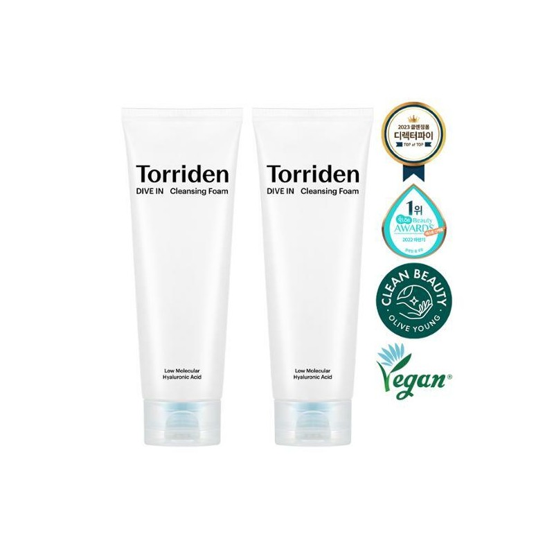 Torriden Dive In Low Molecular Hyaluronic Acid Cleansing Foam 150mL