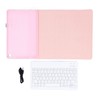 10.6in Backlit Keyboard Case RGB Detachable Keyboard PU Leather Protective