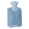 Fashy Children's Hot Water Bottle 0,8 L Single Ribbed Blue