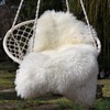 Bayern Fell Lambskin Champagne 120-130 cm Real Merino Sheepskin Cuddly