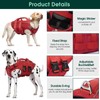Kuoser Dog Life Jacket High Flotation, Reflective Dogs Life Vest