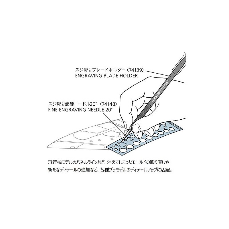 Tamiya Craft Tool Series No.150 Modeling Plate (Circle, 0.04 -
